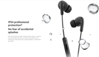 Earphone XIA0MI Murah Tipe-C Tahan Air IP54 Mikrofon HD dengan Peredam Kebisingan Earphone Berkabel Kontrol Earbuds