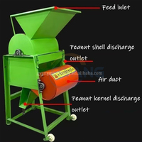 Décortiqueur de graines de ricin de grande capacité Camellia Oleifera Beans Shell Removal Peeler Huller for Oil Extraction Small Farm Use