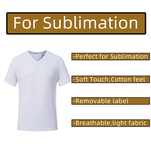 <span class=keywords><strong>Camisetas</strong></span> <span class=keywords><strong>de</strong></span> Sublimación 100% Poliéster, <span class=keywords><strong>Camisetas</strong></span> al por Mayor, <span class=keywords><strong>Camisetas</strong></span> Blancas para Sublimación 100% Poliéster, <span class=keywords><strong>Camisetas</strong></span> <span class=keywords><strong>de</strong></span> <span class=keywords><strong>Cuello</strong></span> en V para <span class=keywords><strong>Hombre</strong></span> - Product Image 2