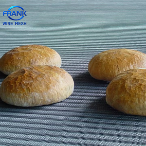 สายพานลำเลียงแบบตาข่ายลวดสแตนเลส 304 เกรดอาหาร สำหรับเตาอบพิซซ่า แบบถักทอ เชื่อมต่อได้ - Product Image 6