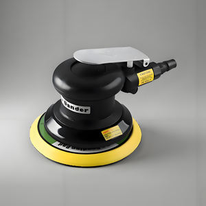 Ponceuse-<span class=keywords><strong>polisseuse</strong></span> pneumatique à engrenages Santwell, disque de 6 pouces, 12 000-15 000 tr/min, vitesse fixe, poignée ergonomique, aspiration non intégrée, évacuation arrière - Product Image 3