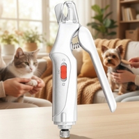 Produit Tendance 2026 : Coupe-ongles 2-en-1 en Acier Inoxydable pour Chien et Chat avec Capteur de Sécurité Rapide, Rechargeable par USB, Accessoires