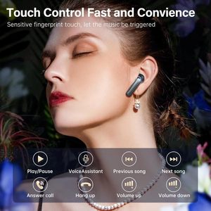 Auriculares Intrauditivos TWS de Alta Calidad y Baja Latencia con Pantalla Digital, Resistentes al Agua IPX4 5.3, Sonido de Alta Fidelidad para Juegos y Deportes - Product Image 4