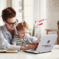 Ordinateur portable éducatif pour enfants, 80 modes d'activités pour apprendre l'alphabet, les mots, les mathématiques, avec souris