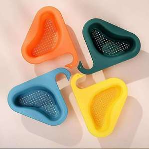 Wholesale <b>Net</b>-New Swan Fruit Draining Basket, Dry-Wet Separation & Saddle-Type Hanger, Non-Perforated <b>Plastic</b> Veggie Drainer - Product Image 2