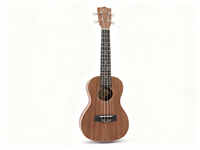 Ukulele en acajou et okoumé mat de 21 pouces, finition fleur de pêcher, pour enfants et débutants - Conception professionnelle, prix compétitif, vente en gros