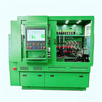 CR918S Banco de Pruebas Multifuncional para Inyectores Common Rail, Máquina de Prueba Simultánea para 4 Inyectores de Combustible, Compatible con Sistemas CRI, CRP, EUI, EUP, HEUI