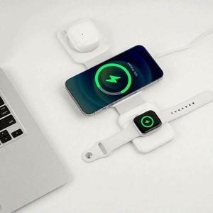 Portable 3-in-1 Foldable Magnetic Wireless <b>Charger</b> with Fast Charging UV Printed Design - Product Image 6