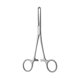 Juego de 5 Pinzas Allis 10Tissue con 5x6 Dientes, Instrumento Quirúrgico Manual con Certificación CE para Cirugía General, Reutilizables - Product Image 1