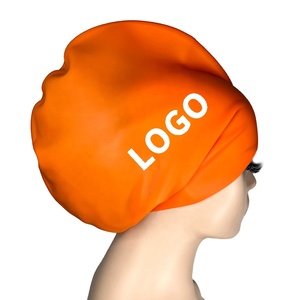 <span class=keywords><strong>Bonnet</strong></span> <span class=keywords><strong>de</strong></span> <span class=keywords><strong>bain</strong></span> en silicone imperméable à grandes têtes avec logo personnalisé pour dreadlocks bouclés tisse des tresses - Product Image 1
