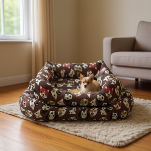 Set Letto per Animali Domestici in Tre Pezzi Imbottito in Cotone Modello YM1295 - Product Image 3