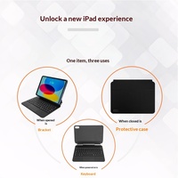 Clavier magnétique flottant sans fil le plus récent avec pavé tactile intelligent, port Type C, couleur unie pour iPad 10.9/11 iPad Pro 12.9 pouces
