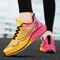 Chaussures de course ultra-légères en mesh pour homme, confortables, respirantes, avec absorption des chocs, nouvelles chaussures de marathon, chaussures de sport pour étudiants, chaussures de course décontractées