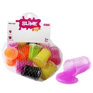 Conjunto de rede play slime, brinquedos educativos infantis com antiestresse