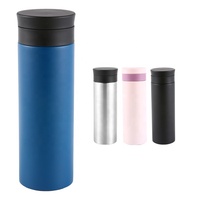 Bouteille d'eau multifonctionnelle en acier inoxydable à double paroi Flacon à thé en acier inoxydable