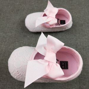 Nouveau-né Infantile Bébé Filles Floral Berceau Chaussures Semelle Souple anti-dérapant Baskets bébé chaussures - Product Image 4