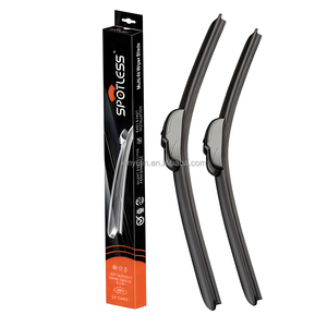 SPOTLESS Vente en gros Balais d'<span class=keywords><strong>essuie</strong></span>-<span class=keywords><strong>glace</strong></span> Nettoyage de vitres en caoutchouc naturel souple <span class=keywords><strong>Essuie</strong></span>-<span class=keywords><strong>glace</strong></span> universel - Product Image 1