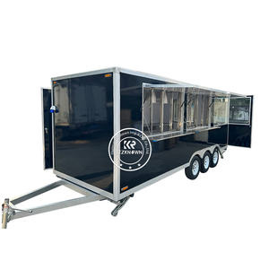 2025 Fully Catering Equipped Food Truck Hot Dog Food <b>Cart</b> USA Customized Food Trailer With Full Restaurant <b>Kitchen</b> Equipments - Product Image 1