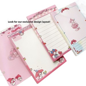 Bloc de Notas Adhesivas A7 Cute Melody, Diseño Adorable de Dibujos Animados al Estilo Instagram, Hojas Desprendibles No Adhesivas para Tomar Notas - Product Image 5