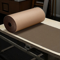 Excelente Rollo de Cartón Corrugado Kraft Biodegradable, Ecológico y Reciclable de 1.0m de Ancho y 50m de Largo, 110g/m², de Buena Calidad