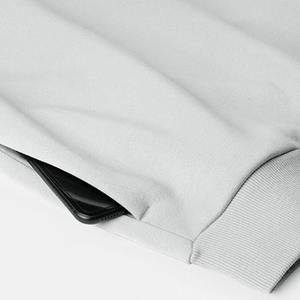 Felpa con <span class=keywords><strong>Cappuccio</strong></span> Oversize da Uomo Nera Invernale di Alta Qualità 500 GSM con Logo Personalizzato Stampa in Sublimazione Ricamata Vendita all'Ingrosso - Product Image 3