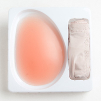 Faux fessiers rembourrés en silicone noir pour femmes, rehausseurs de fesses