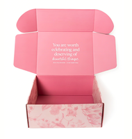 Boîte cadeau en carton recyclé pour flacon de lotion, boîte en carton ondulé pour cosmétiques, boîtes d'expédition en kraft pour sous-vêtements, vêtements, cadeaux