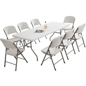 Table pliante en plastique, Portable, loisirs, pique-nique, Banquet léger, événements en plein air, mariage, vente en gros - Product Image 4