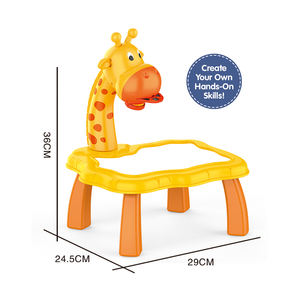 子供のための高品質プロジェクター絵画ボードテーブルキリン絵画落書きアート学習テーブル - Product Image 5