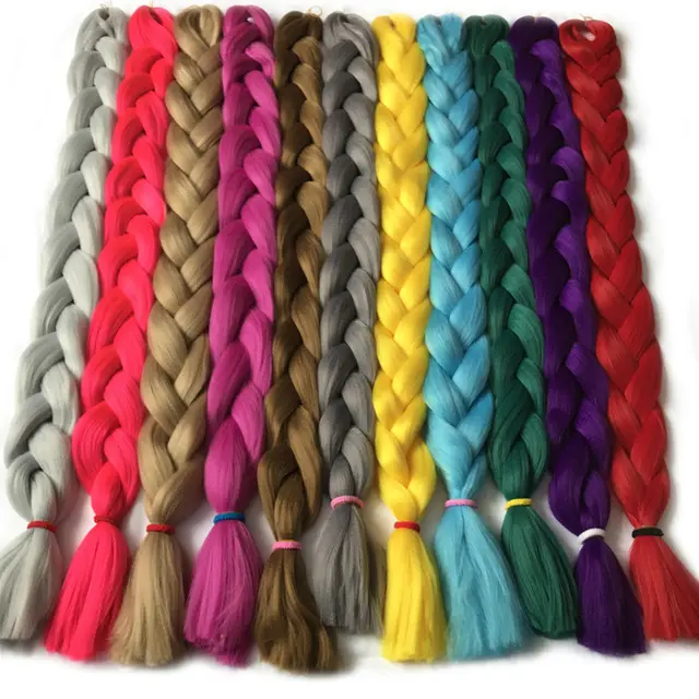 Factory Price Top Quality 82inch 165g Africa Super Jumbo Braid Expression Crochet Ultra Ombre Jumbo Braiding Hair