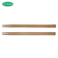 Baguettes jetables écologiques en bambou avec emballage en papier pour fêtes