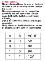 Mini convertisseur élévateur de DC-DC 3V 3.2V 3.3V 3.7V 5V 9V à 12V régulateur de tension Module de carte PCB peut définir 5V/ 8V/ 9V