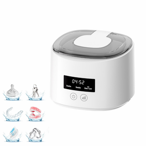 Nettoyeur à ultrasons amélioré 2026 avec technologie de dégazage UV pour prothèses dentaires, appareils orthodontiques et bijoux - Product Image 1