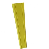 Dalles de protection de câbles en PVC souterraines durables et écologiques en plastique jaune pour conduits de câblage