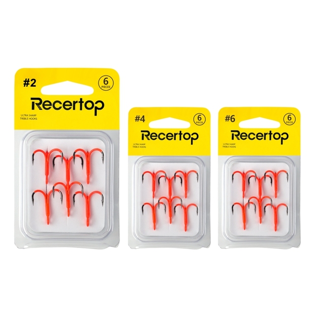 New High-carbon Saltwater Freshwater Fishing Treble  Hooks Fishing Hook