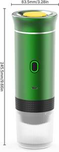 Machine à café expresso électrique portable 150 ml avec logo personnalisé, faible MOQ, rechargeable par USB, pour la maison, l'extérieur et le camping - Product Image 4