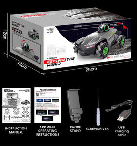 Hot Bán Diễn Viên Đóng Thế RC Xe FPV Video Trực Tiếp Wifi 720P 360 Đài Phát Thanh Điều Khiển Từ Xa RC Máy Ảnh Xe Đồ Chơi - Product Image 6