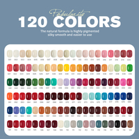 JOUS – Kit de vernis gel 3D style français pour usage professionnel, 120 couleurs, écologique, végétalien, longue tenue, logo personnalisé, pour salon de beauté