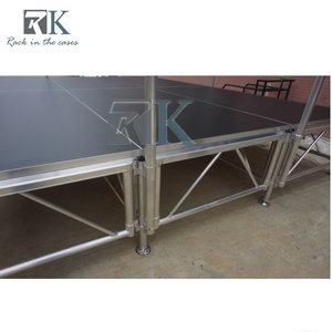 Durable Aluminum Alloy Modular Concert <b>Stage</b> with Safety Guardrail <b>Stage</b> <b>Platform</b> - Product Image 6