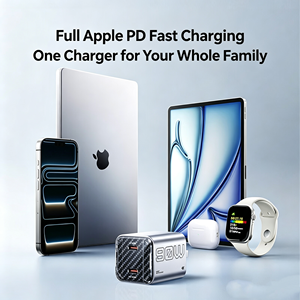 Kit chargeur GaN double port Nubia RedMagic Daofeng Energy Block Mini 90W, chargeur rapide Type-C 65W, compatible avec iPhone 17 / 17 - Product Image 3