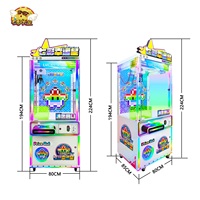 Machine à griffes d'arcade à monnayeur personnalisée pour vente en gros, machine à griffes à poupées économique avec accepteur de billets