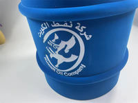 Caja de Embalaje Cilíndrica de Terciopelo Azul Personalizada para Botellas de Vino con Tapa Metálica, Tubo Redondo de Lujo para Whisky, Champán y Licores