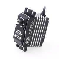 AGFRC A81BHS 35KG Alto Torque 0.075S Ultra Velocidad Programable Sin Escobillas Metálico CNC Digital RC Piezas de Avión RC para Niños y Niñas