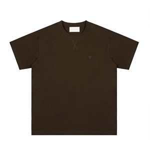 <span class=keywords><strong>T</strong></span>-<span class=keywords><strong>Shirt</strong></span> Sportiva da Uomo in Cotone Lavorato a Maglia, Design Personalizzato Ami, Stile Lussuoso, Lunghezza Lunga, Stampa Serigrafica, Popolare a Parigi - Product Image 3