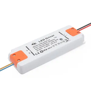 ERP-controlador LED PF> 0,9, sin parpadeo, CE ROHS, para fuente de alimentación de voltaje constante ultradelgado, 12v, 24v, 30w, 40w, 50w, 60w, 80w