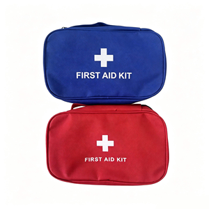 Bolsa de Primeros Auxilios para Camping, Portátil, Roja, de Oxford, con Cierre, Bolsa de Almacenamiento Médico Resistente al Agua para Viajes - Product Image 5