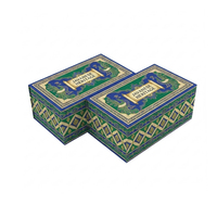 Boîte Cadeau Classique Personnalisée en Carton Luxe Gaufré Scintillant avec Fermeture Magnétique pour Aliments Bébé et Bonbons - Écologique Multi-Couches