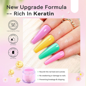 Vente directe usine : Kit professionnel de poudre à ongles pour salon, haute qualité, promotion, kit de démarrage abordable pour la pose de poudre à ongles. - Product Image 2