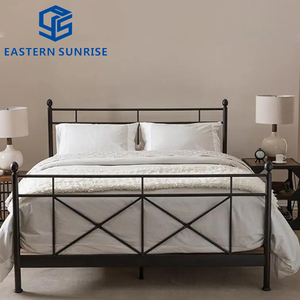 <span class=keywords><strong>Lit</strong></span> de chambre à coucher de style contemporain de qualité supérieure, <span class=keywords><strong>lit</strong></span> <span class=keywords><strong>double</strong></span> minimaliste avec cadre en métal et en bois très stable pour enfants et adultes - Product Image 5