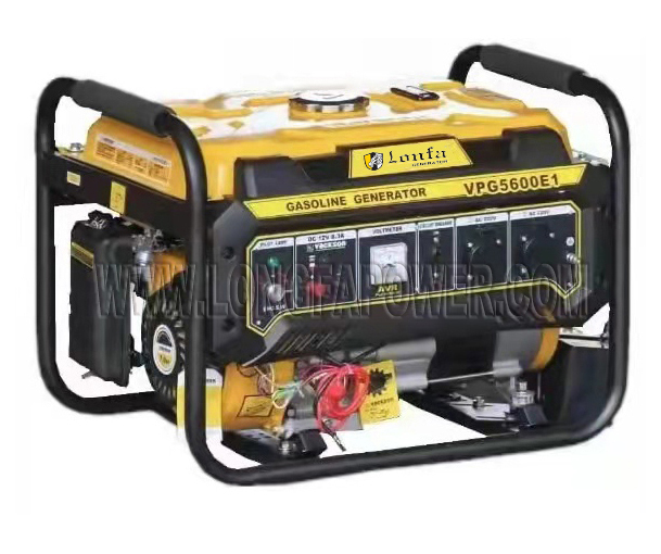 5KW 6KW четырехтактный двигатель с воздушные охлаждением 4-тактный портативный проектор для домашнего использования мини бензиновый генератор